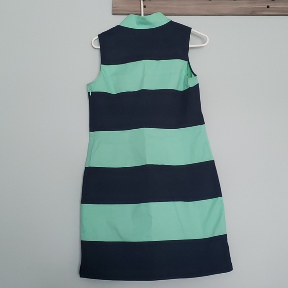 EUC Sail to Sable Navy & Mint Classic Tunic Dress - Picture 4 of 4